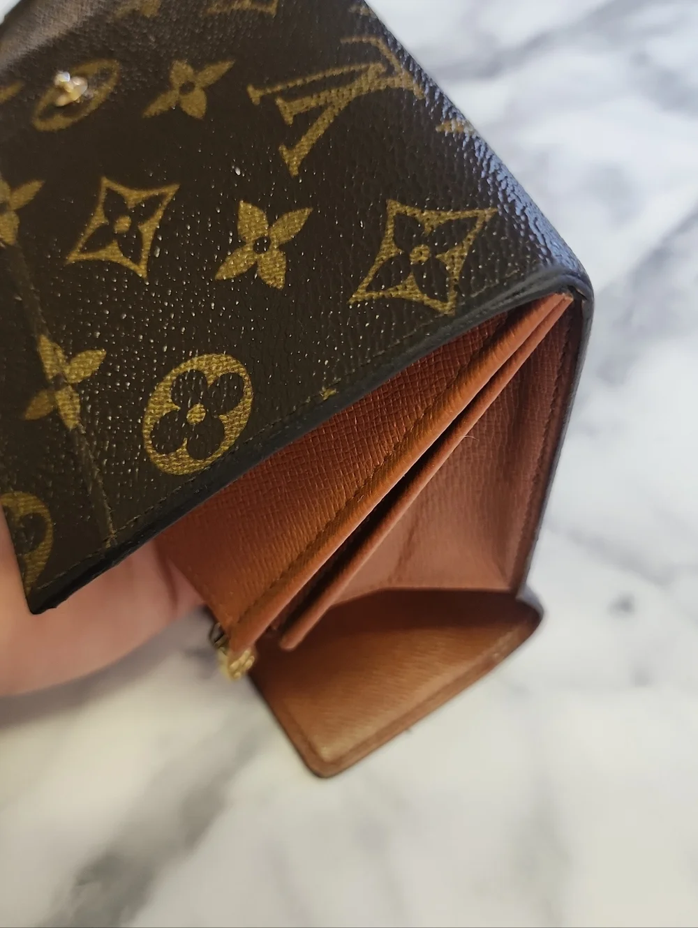 Authentic Vintage LV Monogram Sarah Long Bifold Wallet